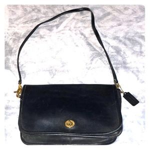 Coach Vintage black leather purse